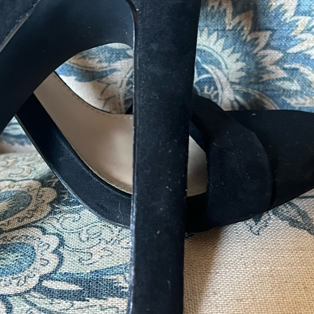 JUSTFAB Kati Synthetic Suede Strap High Heal Open Toe Sandals (Size 8) - Picture 4 of 11